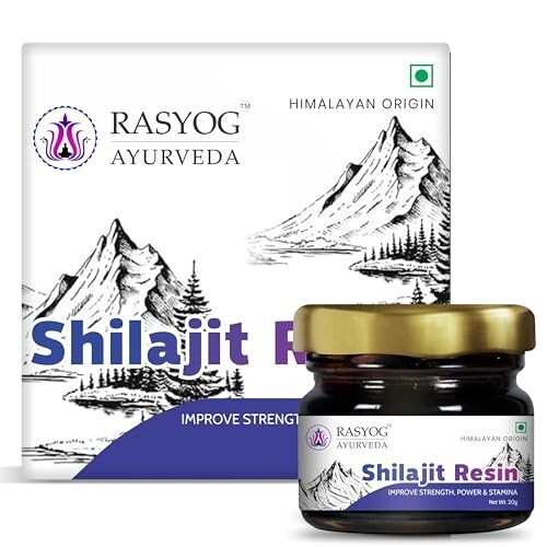 Shilajit Resin 20g, Shilajeet Resin Improve Stamina by Rasyog Ayurveda