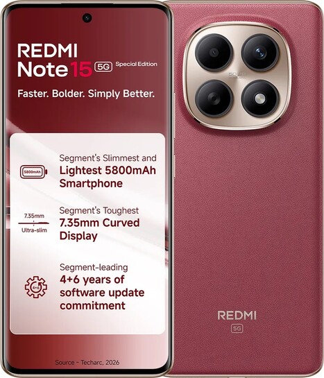 upcoming REDMI Note 15 SE 5G (Crimson Reserve, 128 GB) (6 GB RAM) sale 7 Apr