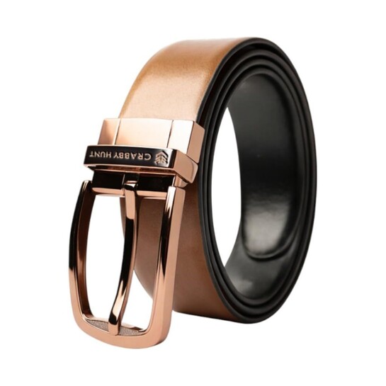 Rose Gold Buckle & Reversible Genuine Leather Belt only 669!