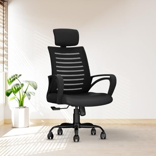 CELLBELL Desire C104 Mesh High Back Ergonomic Office Chair - Black