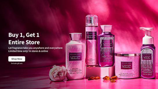 Bathandbodyworks - Buy 1 Get 1  - Entire Store 