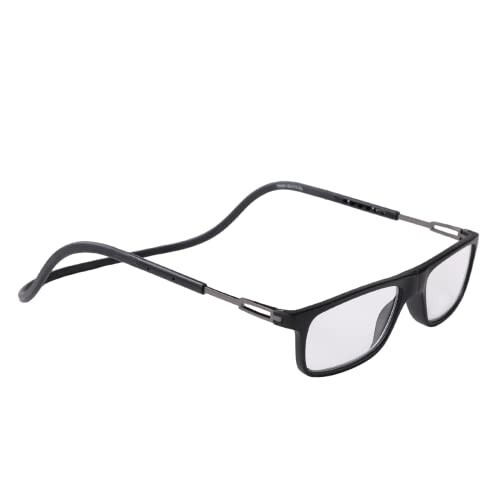 Intellilens Magnetic Reading Glasses (Black) - +2.50
