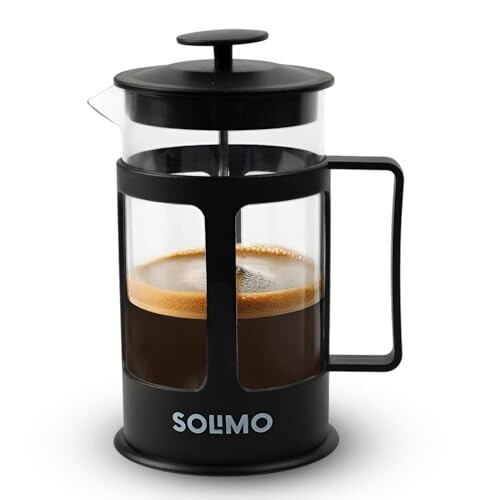 Solimo French Press Coffee and Tea Maker | 600ml 