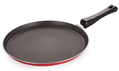 Nirlon Dishwasher Safe Aluminum Non Stick Flat Dosa Tawa 26cm