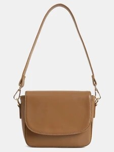 Fastrack Solid Shoulder Bag (Brown)