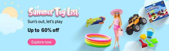 Amazon - Summer Toy List - Up To 60% Off  + Up To 7.5% Instant discount