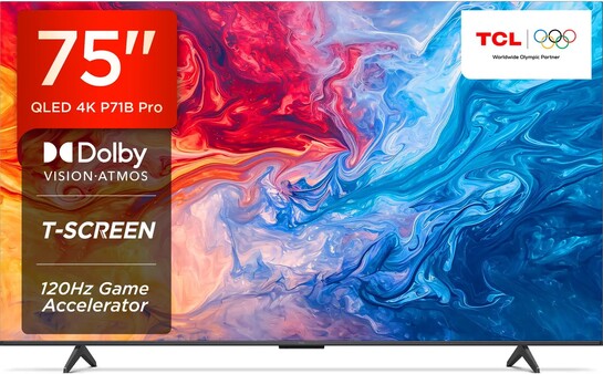 TCL P71B Pro 189 cm (75 inch) QLED Ultra HD (4K) Smart Google TV ...more