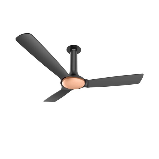 RR Signature New York Chelsea 1200MM Silent Ceiling Fan for Home (3 + 2 Years Warranty, Merc Black Copper)
