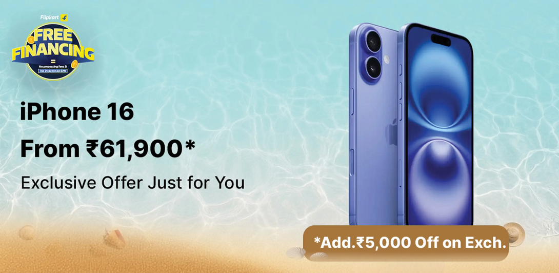 Flipkart Summer Sale iPhone 17 Price Drop, iPhone 16 at ₹61,900 and more