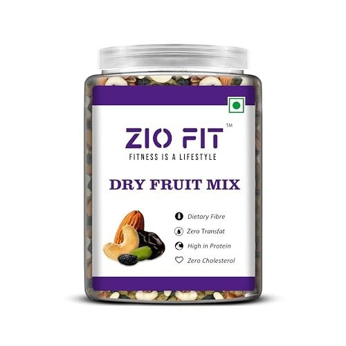 Ziofit Popular Dry Fruit Mix Jar 900g