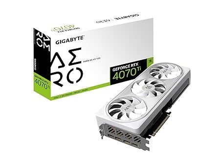 Gigabyte GV-N407TAERO OCV2-12GD 12 GB NVIDIA GeForce RTX 4070 Ti