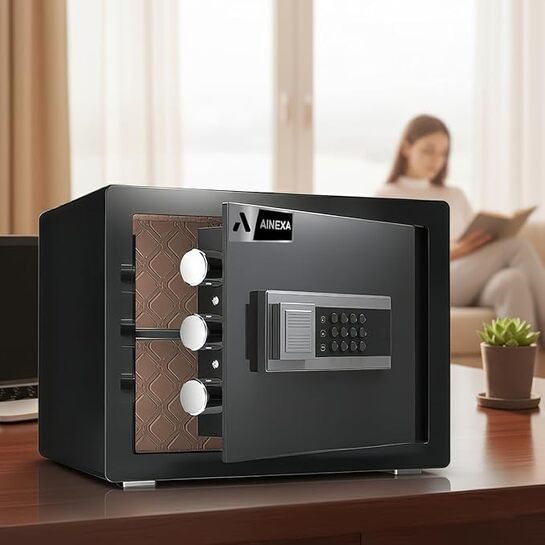 Safe Locker for Home Jewellery & Cash | Password Tijori for Home with Alarm Mode, Mute Function & Emergency Keys