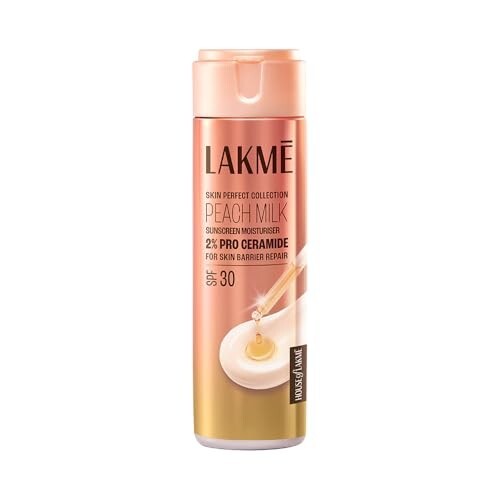 Lakmé Peach Milk Moisturiser SPF 30 with 2% Pro-Ceramide 200ml