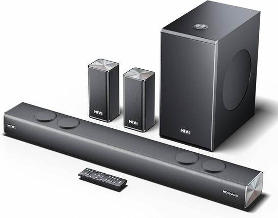 Mivi Fort Q700D Dolby Home Audio | 700W Sound bar, 5.1 Channel Home Theatre