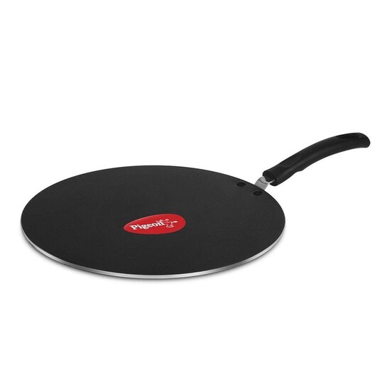 Pigeon by Stovekraft Non-Stick Aluminium Multi Tawa (31cm, Black) 