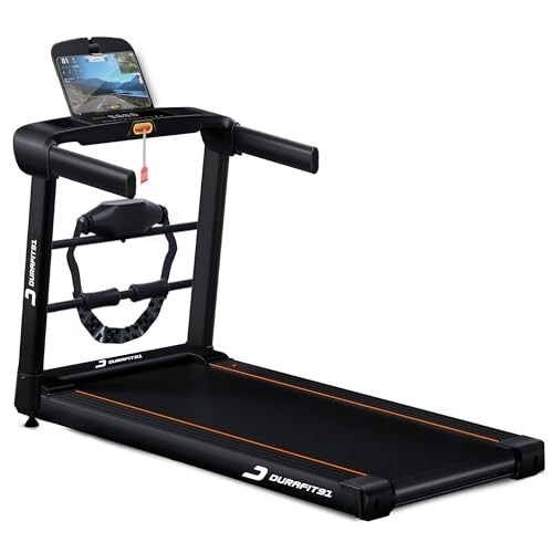 Durafit91 Ace Multifunction 4.5 HP Peak BLDC Motorized Treadmill | 16 Km/Hr Max Speed | 120 Kg User Weight | Manual Foldable | Bluetooth Speaker | Wynd app | Home use