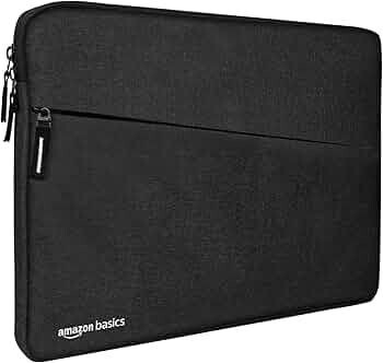 Amazon Basics Laptop Bag Sleeve Case Cover Pouch (Black)