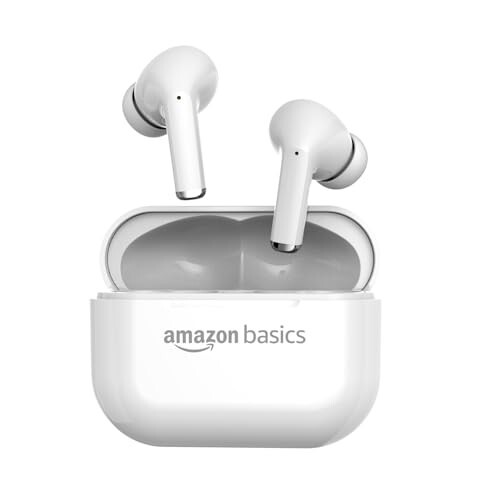 Amazon Basics TWS Wireless in Ear Earbuds (White)