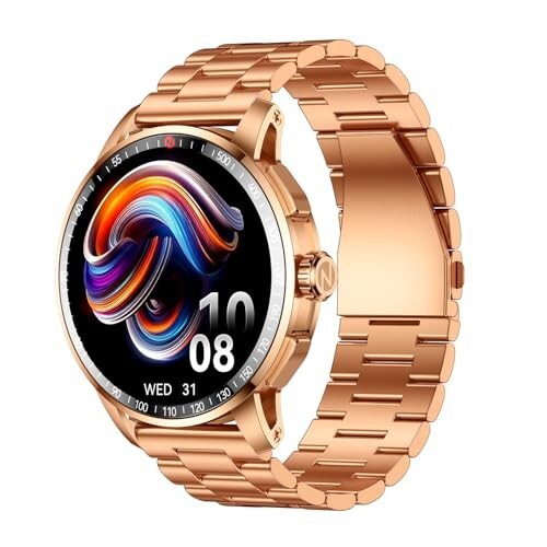 itel Unicorn Max Smartwatch with 1.43" AMOLED Display (Copper Gold)