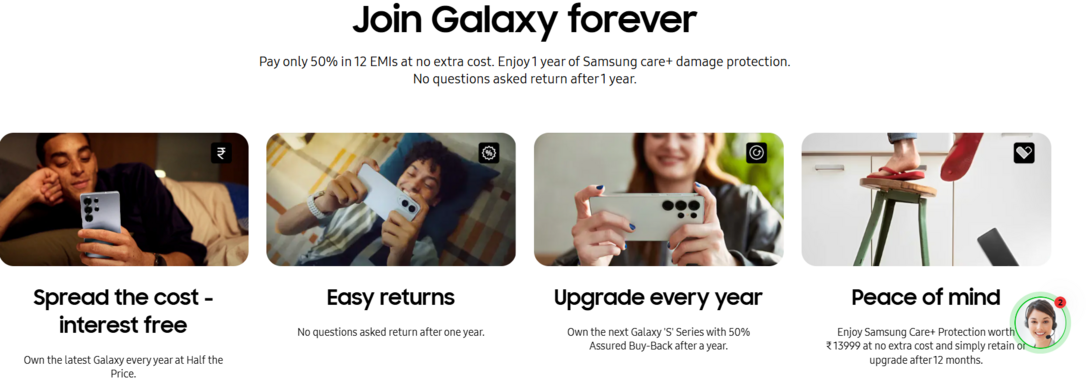 How Does the Samsung Galaxy Forever Program Work?