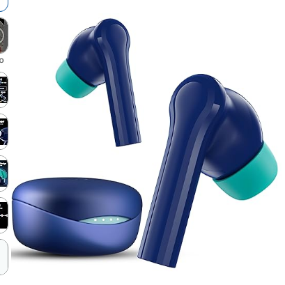 Mivi DuoPods Maxx TWS [New Launch], 13mm Bass Drivers, 50 Hrs Playtime, HD Call Clarity with AI-ENC