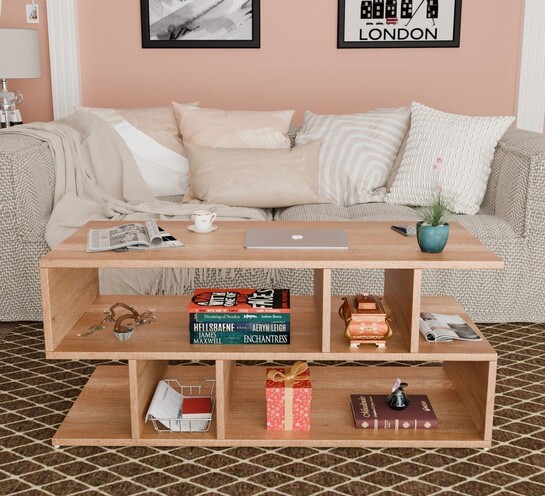 Spyder Craft Multipurpose Coffee Table (Finish Color - Oak, DIY(Do-It-Yourself))