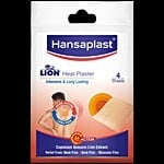 Hansaplast Lion Heat Plasters, 4 pcs(location specific)