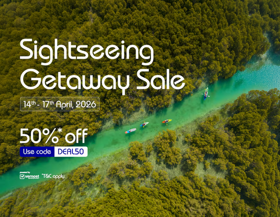 Indigo Sightseeing Gateaway Sale (14th-17th April'26) - 50% Off 