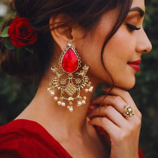 Alloy Drops & Danglers, Huggie Earring