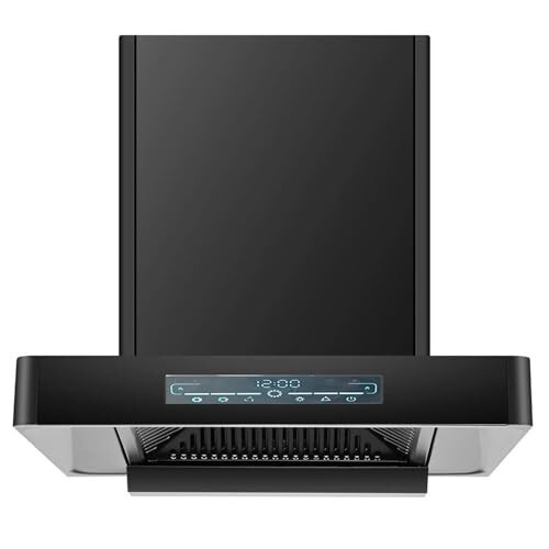 KAFF K-Series KET 60A T-Shape Filterless Auto Clean Kitchen Chimney (Black)