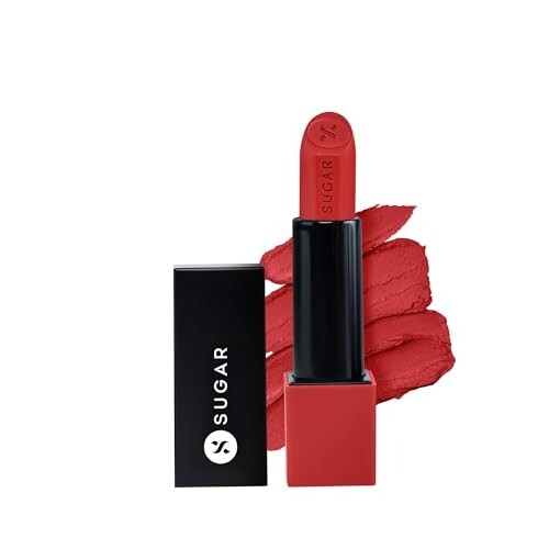 SUGAR Cosmetics Glide Peptide Serum Lipstick 4.2gm - 04 Cairo Crimson [Prime 3% discount coupon]