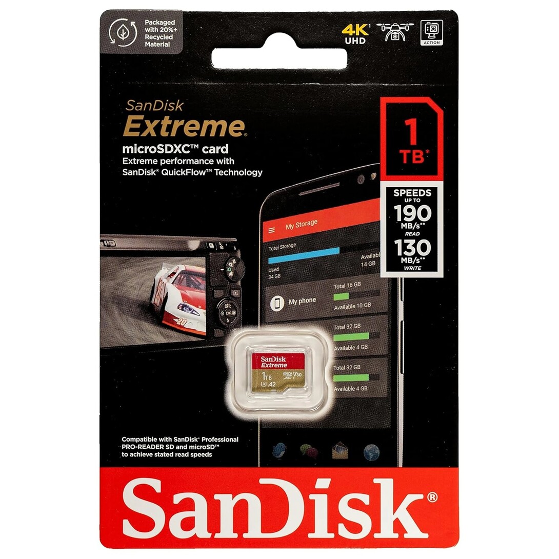 SanDisk Extreme 1TB microSDXC UHS-I, V30