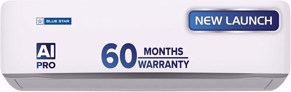 Blue Star 1 Ton 3 Star,New Star rated,Inverter Split AC (Copper, Convertible 5 in 1 Cooling, DigiQ Hepta Sensor,Blue Fins, Self Diagnosis, IA312ZXU, White) 