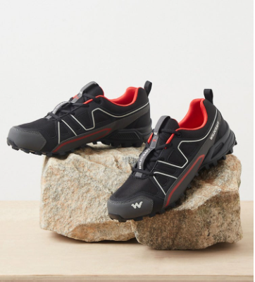 Men Low Ankle Shoe Volga Black Red