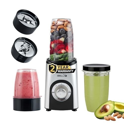 iBELL 600W Nutri Blender – 24,000 RPM High-Speed Mixer Grinder & Juicer 