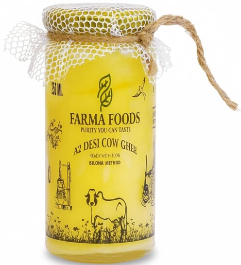 FARMA FOODS A2 Desi Cow Ghee 250 ml 