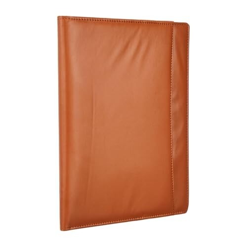 Amazon Basics Leatherette Document Files with Handles A4, Tan