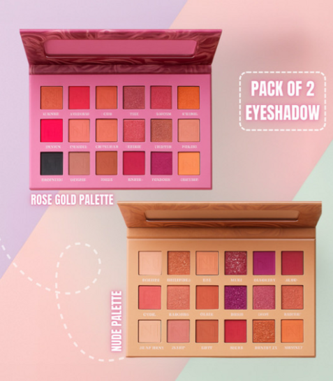 Minara Eyeshadow Pallete Pack Of 2