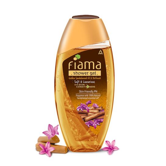 Fiama Body Wash Shower Gel Golden Sandalwood Oil and Patchouli, 250ml