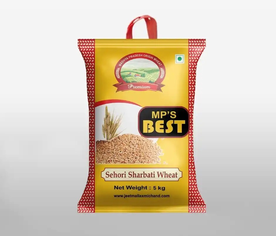 Zepto : MP's Best Sehori Sharbati Wheat 5 Kg