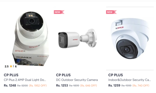 CP PLUS | Security Cameras | Starting at Just Rs.1248
