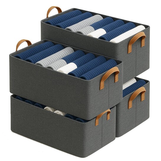 DALUCI 4 Pcs Wardrobe Organizer for Clothes