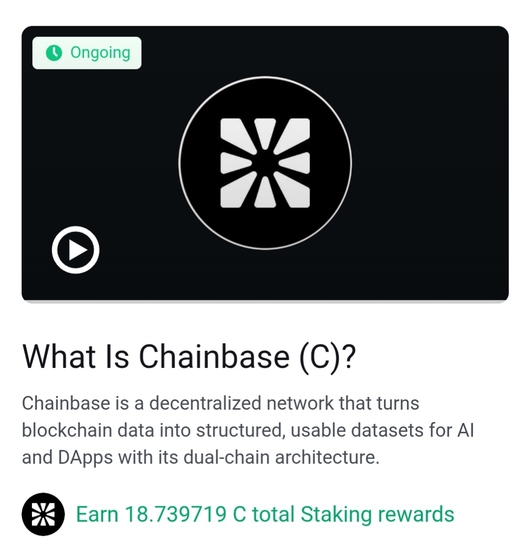 Binance learn & earn - free 150rs worth chainbase coins 