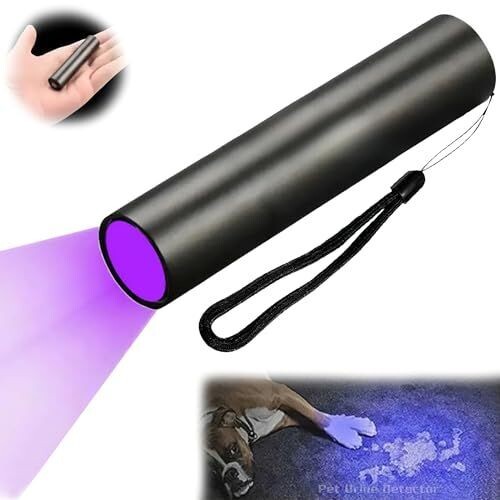 WISKA UV Torch Light - Rechargeable LED Ultraviolet Torch 