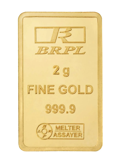 Bangalore Refinery Gold Bar 2gm