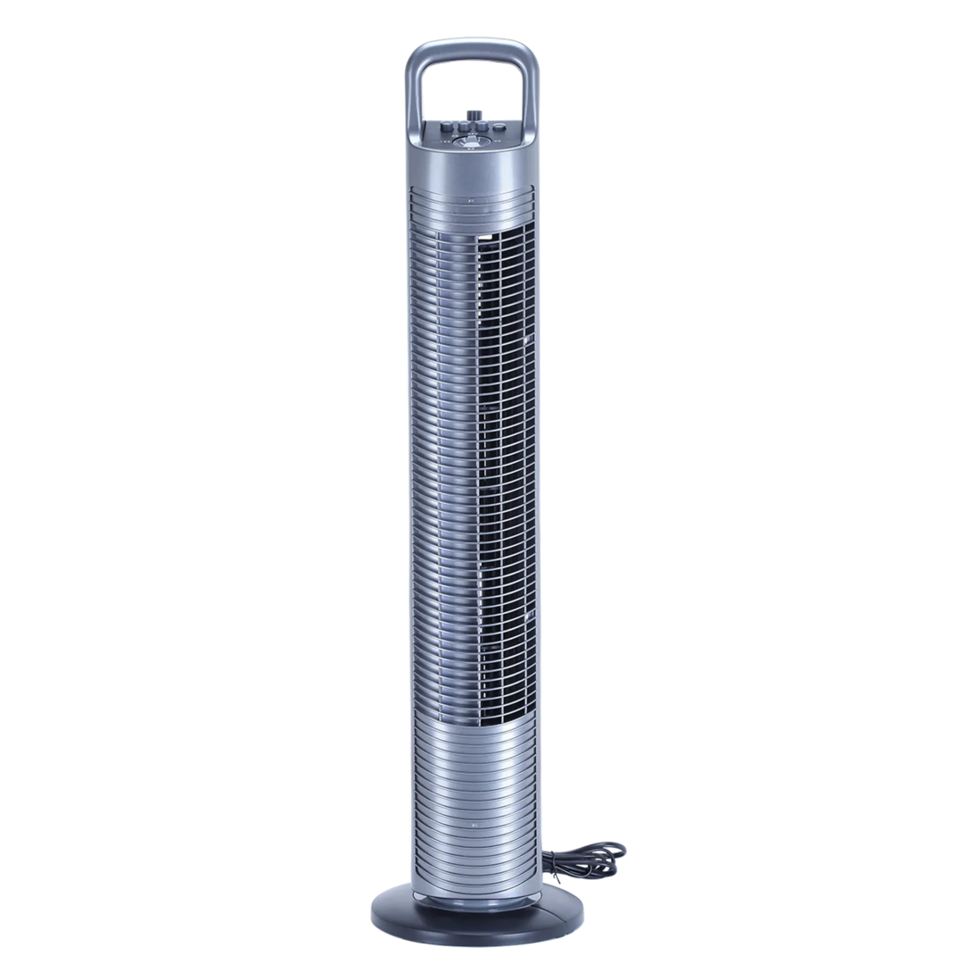 Croma Bladeless Tower Fan (3 Speed Settings, Grey)