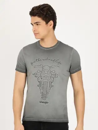 Up To 82% Off on Men's T-Shirts (Wrangler/ Lee)