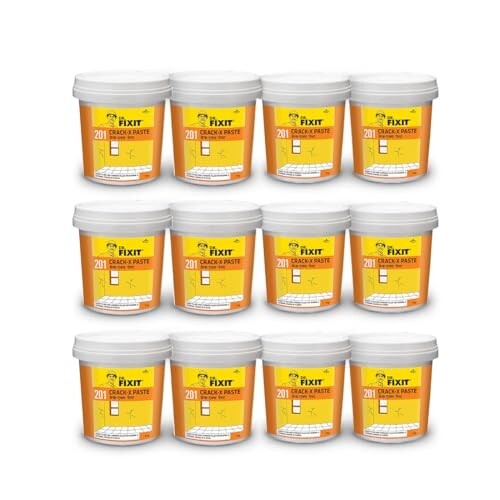 DR. FIXIT 201 Crack X Paste-1Kg - Pack of 12, Acrylic
