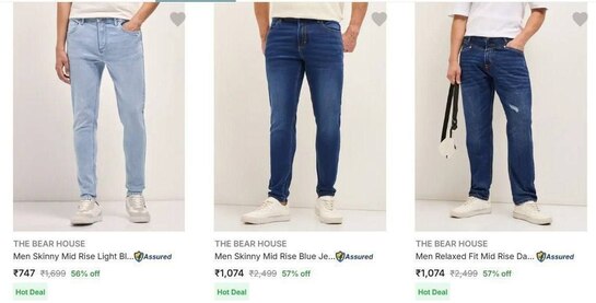 Flipkart | Upto 60% Off On The Bear House Clothing.