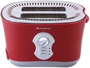 WONDERCHEF Crimson Edge Slice Toaster Plus 800 W Pop Up Toaster